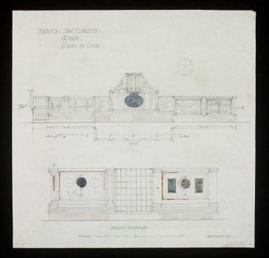 Dimensions taken from <u>Victoria & Albert Museum Department of Prints and Drawings and Department of Paintings, Accessions 1932. </u> London: HMSO, 1933.