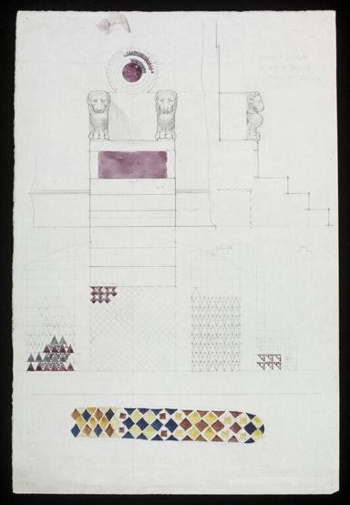Dimensions taken from <u>Victoria & Albert Museum Department of Prints and Drawings and Department of Paintings, Accessions 1932. </u> London: HMSO, 1933.