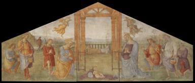 Dimensions taken from C.M. Kauffmann,<i>Catalogue of Foreign Paintings, I. Before 1800,</i> Victoria and Albert Museum, London, 1973.